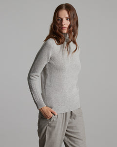 Maglia Dolcevita in Kid Cashmere brown