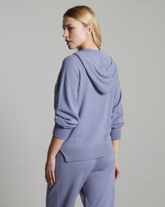 Purple kid cashmere zip hoodie 4