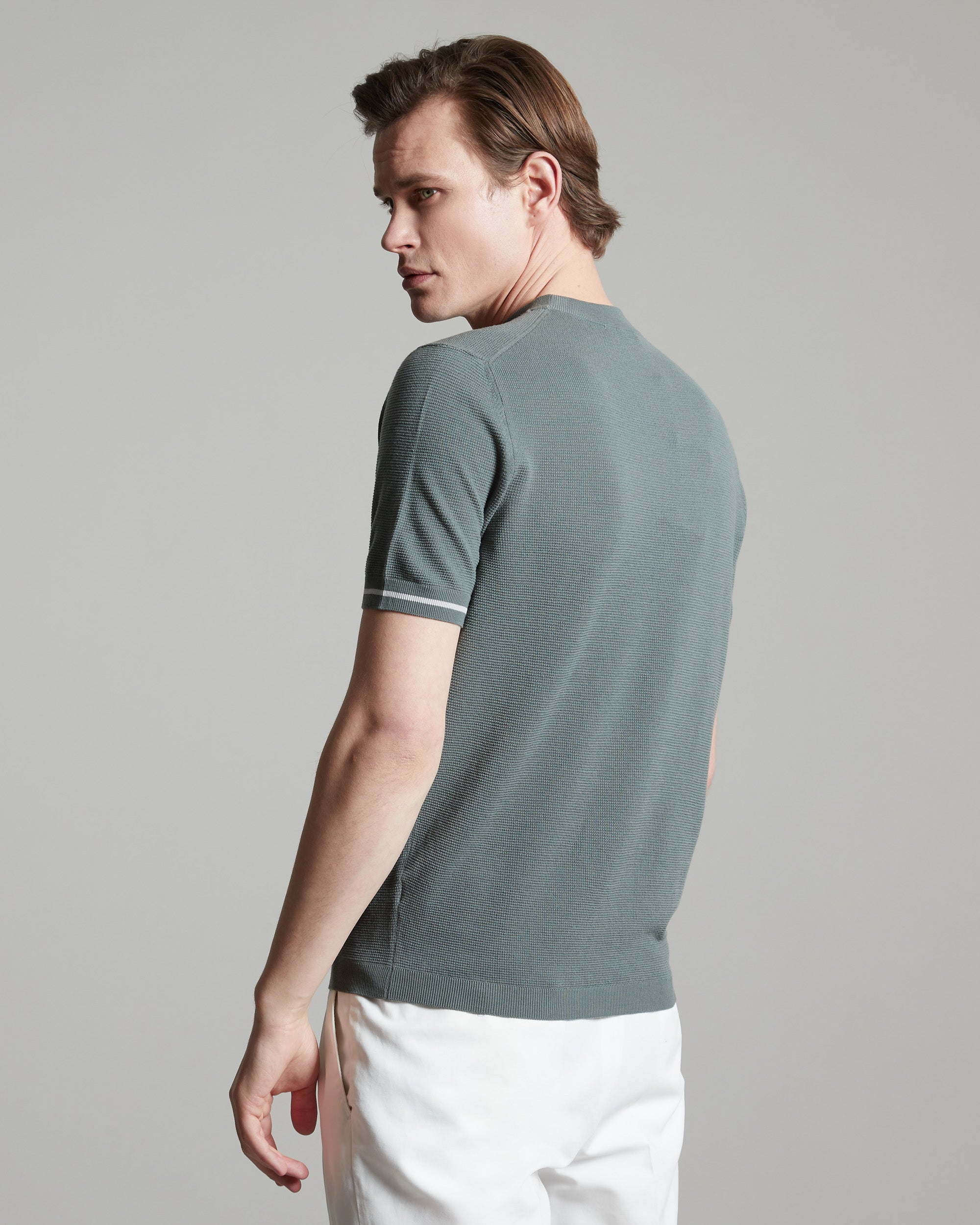 12.8 Kid Wool green T-shirt sweater 3