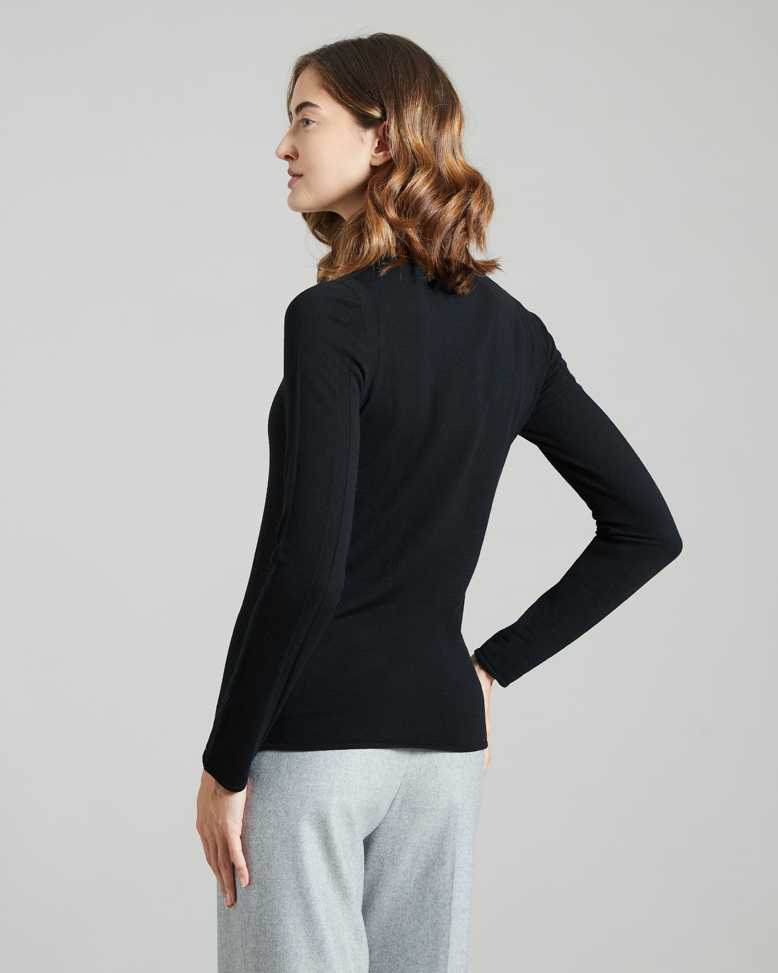 Black Kid Wool 12.8 crew-neck sweater 4