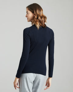 Blue navy Kid Wool 12.8 crew-neck sweater 4