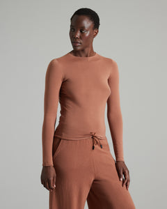 Brown Kid Wool 12.8 crew-neck sweater 2