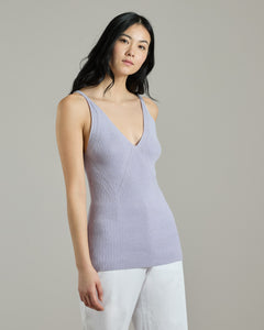 Purple Kid Cashmere Tank Top