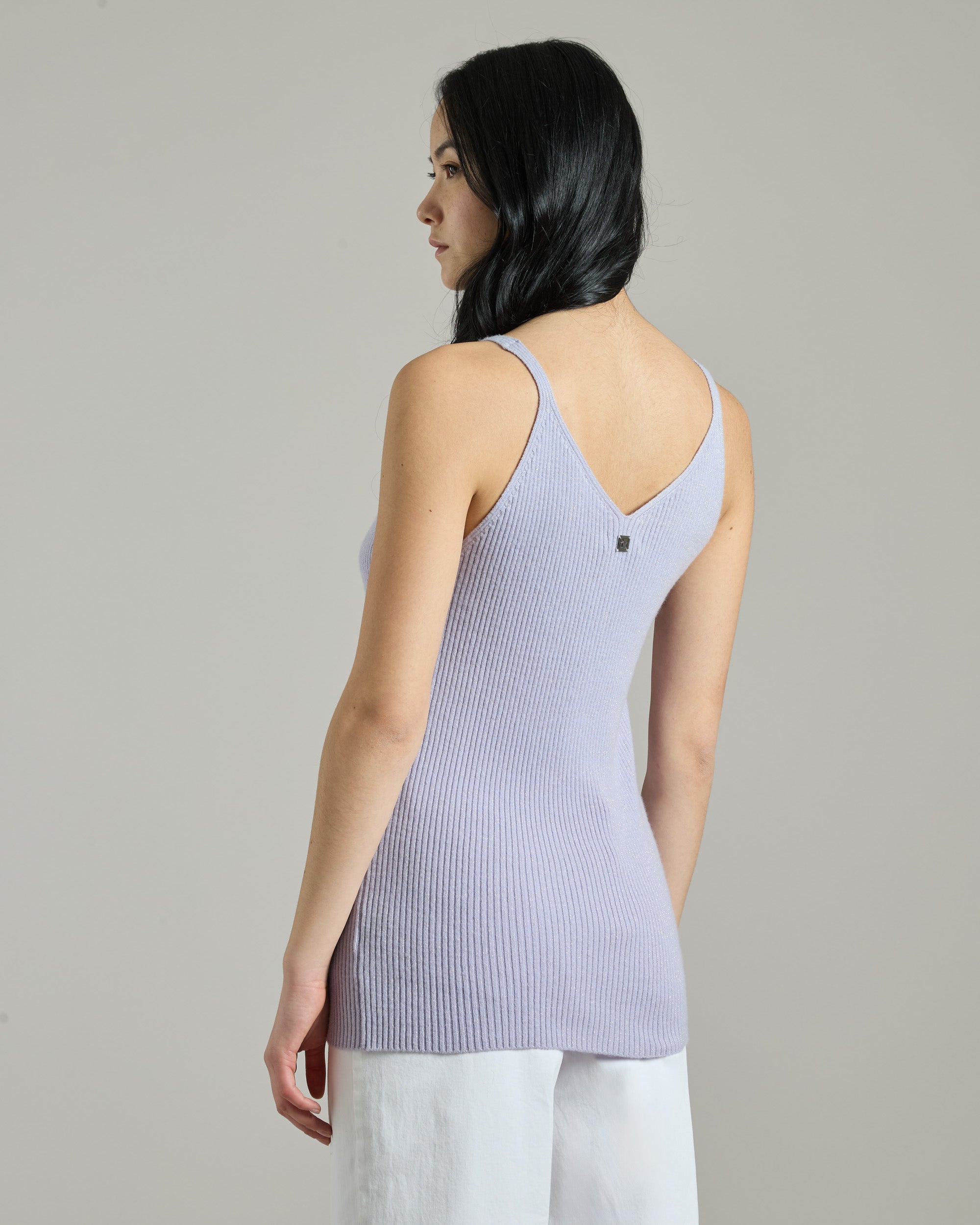 Purple Kid Cashmere Tank Top
