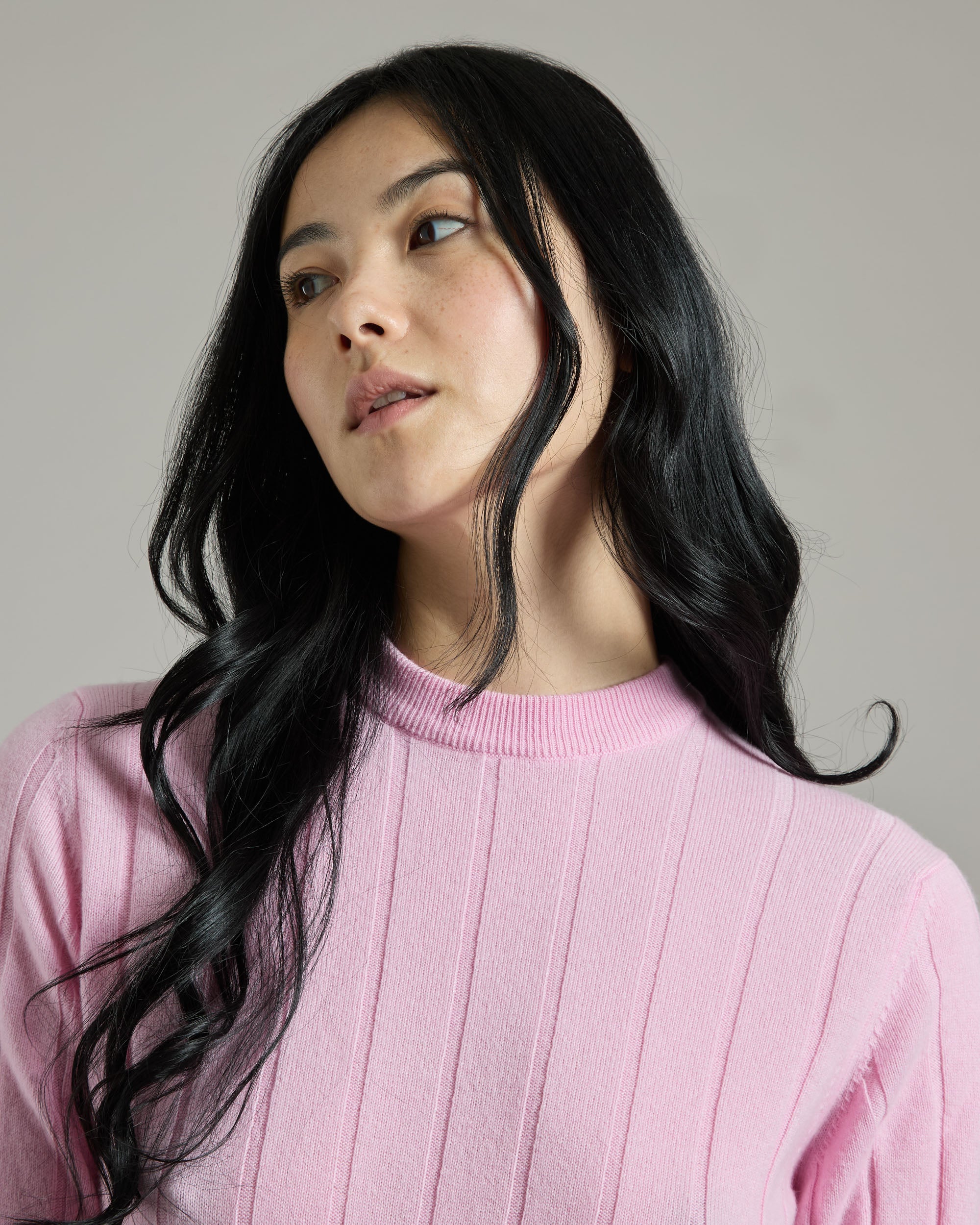 Long kid cashmere knitted dress 3