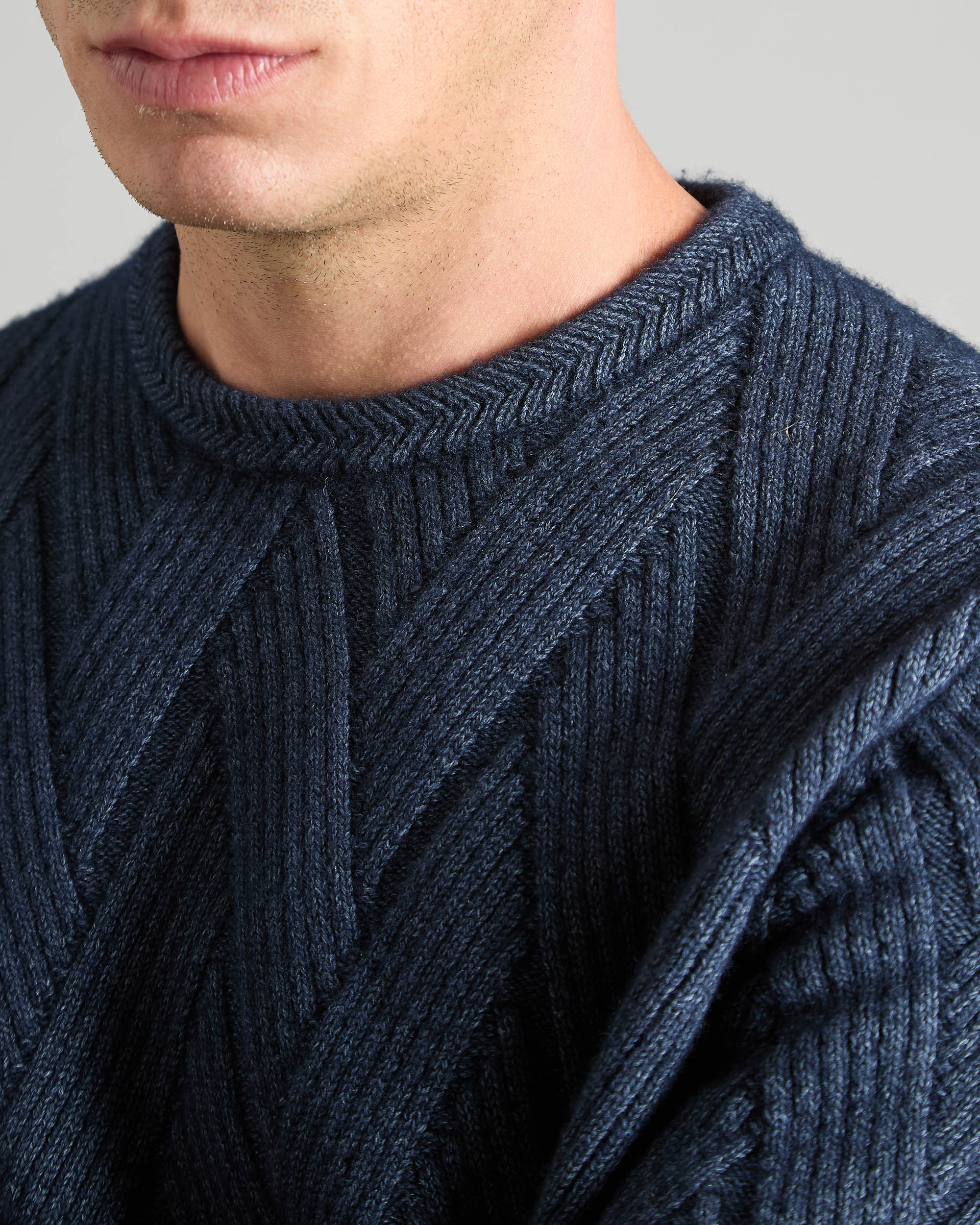 Kid Cashmere Crewneck Sweater Blue