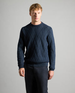 Kid Cashmere Crewneck Sweater Blue