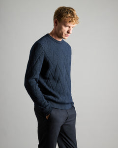 Kid Cashmere Crewneck Sweater Blue