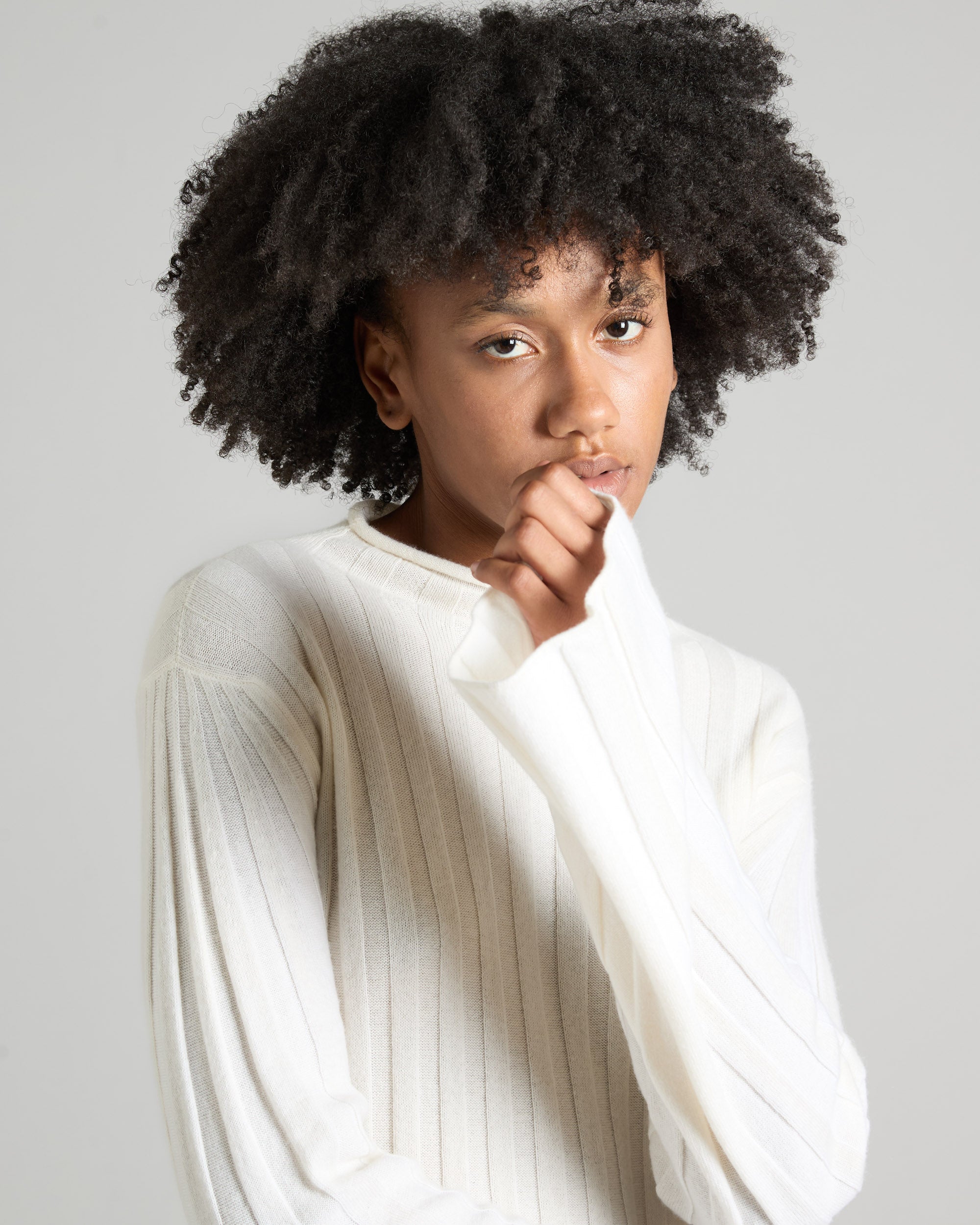 Ribbed dress in Kid Cashmere 3