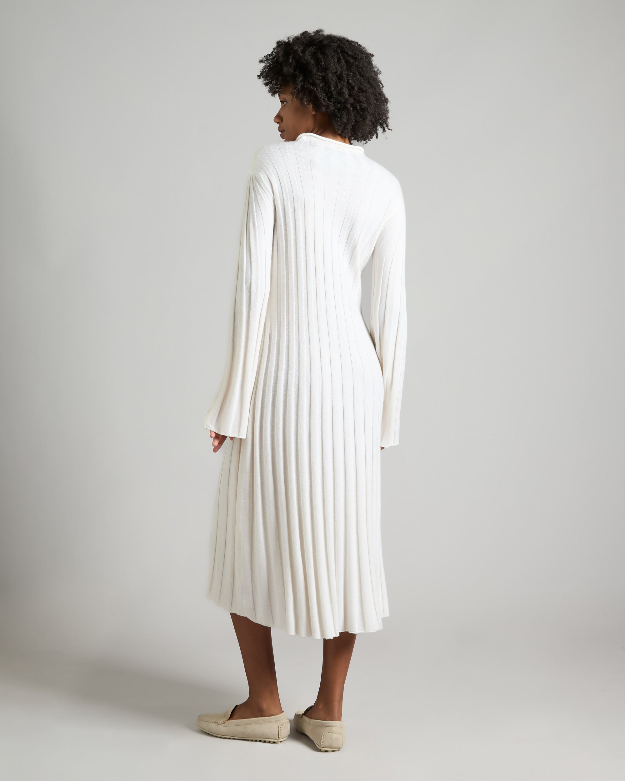 Ribbed dress in Kid Cashmere 4