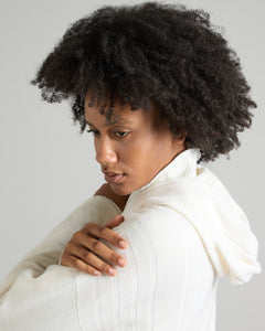 White ribbed cardigan in kid cashmere 3