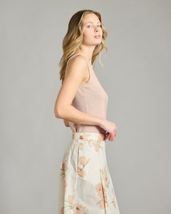 Pink Cashmere and Silk Top