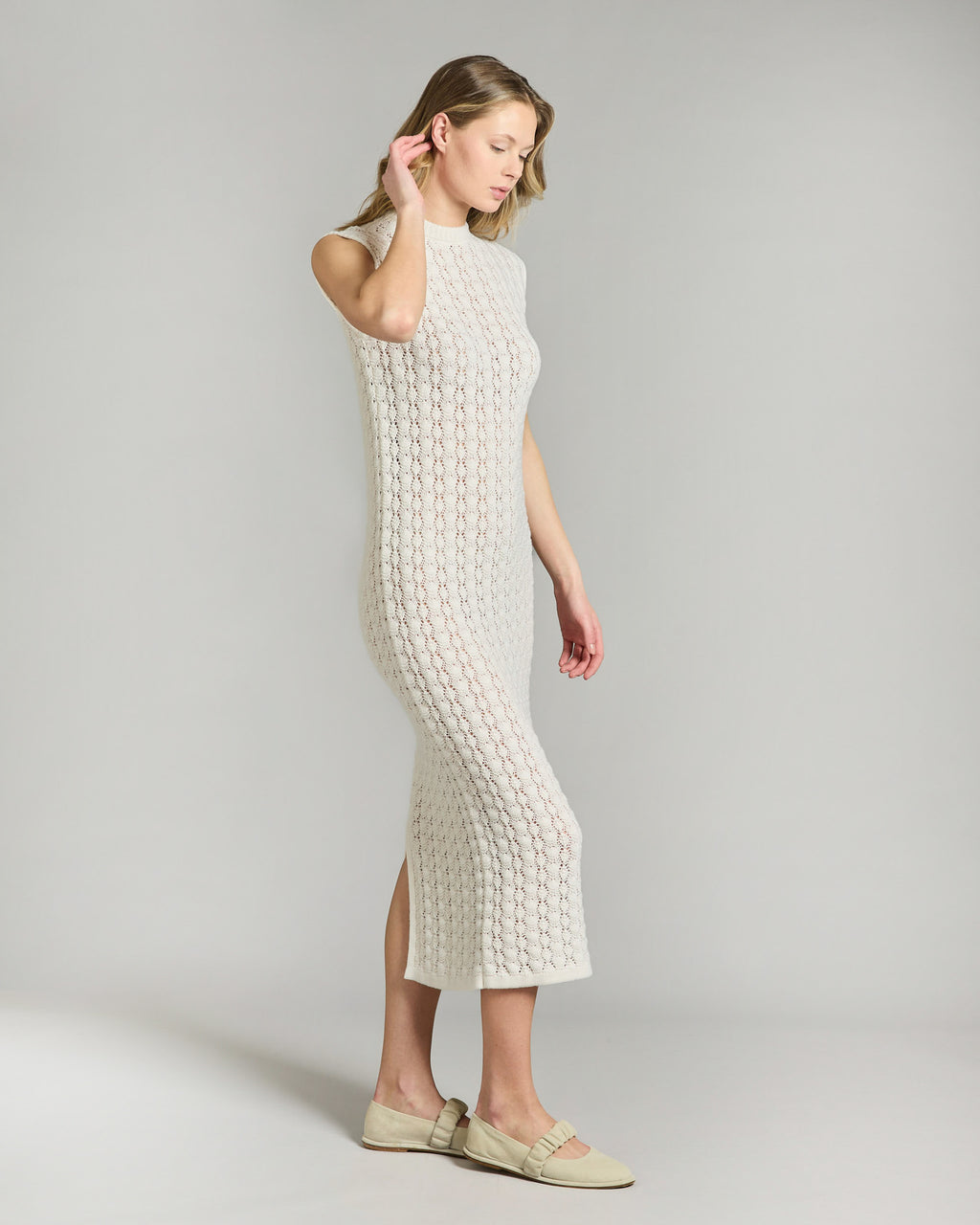 Openwork dress in Kid Cashmere