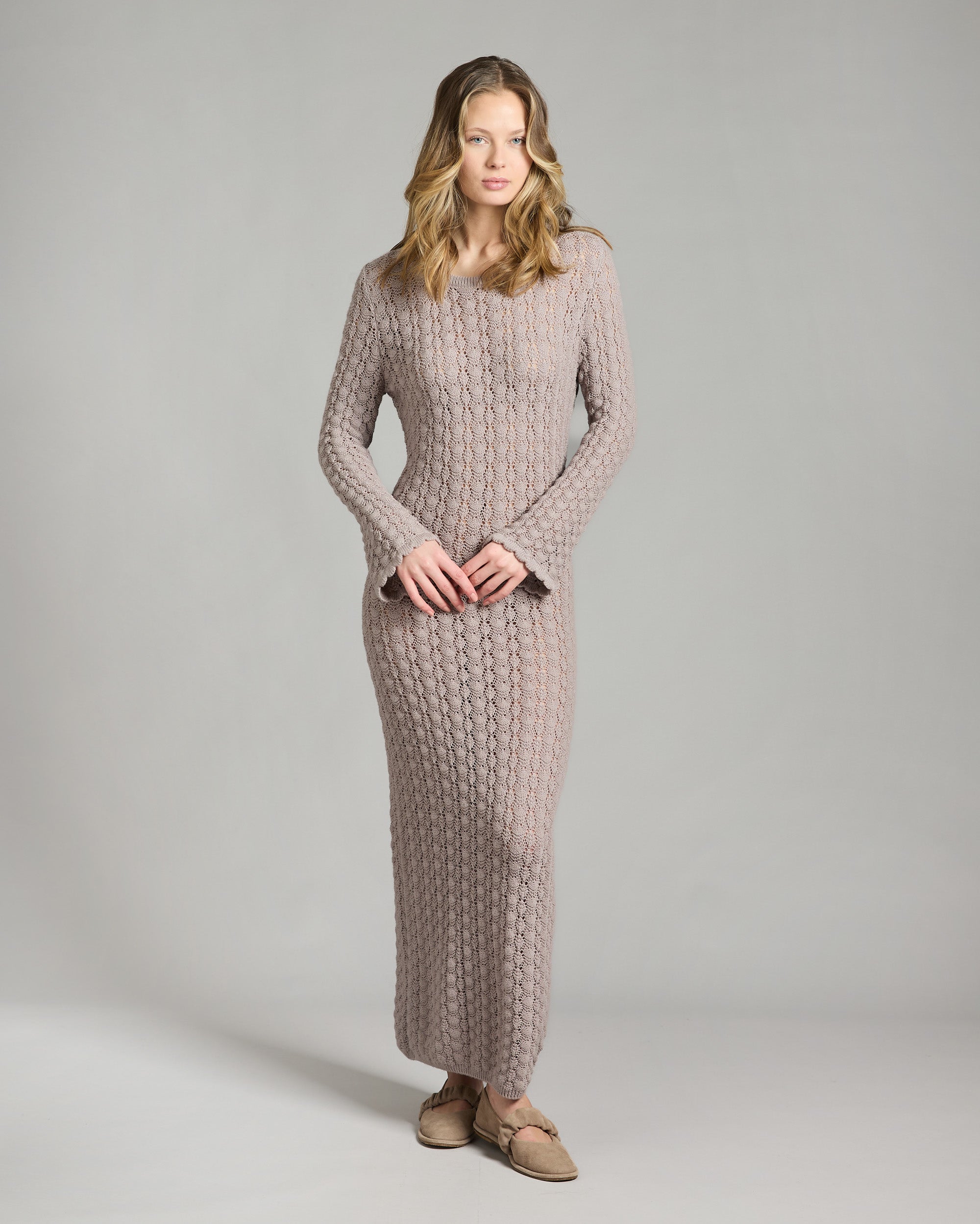 Openwork dress in Kid Cashmere