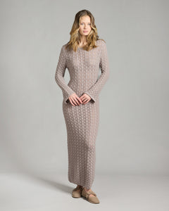Openwork dress in Kid Cashmere