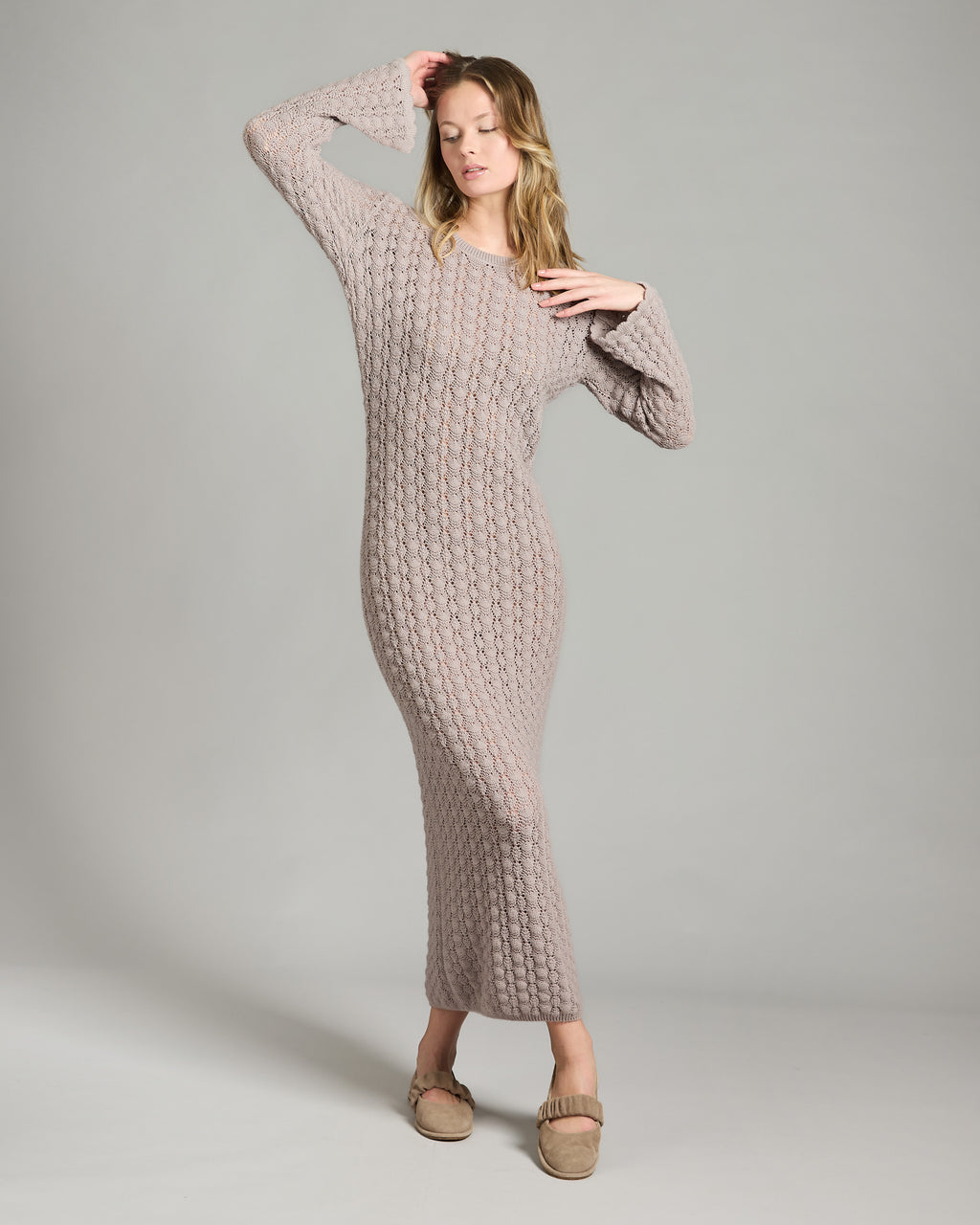 Openwork dress in Kid Cashmere