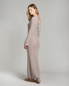 Openwork dress in Kid Cashmere