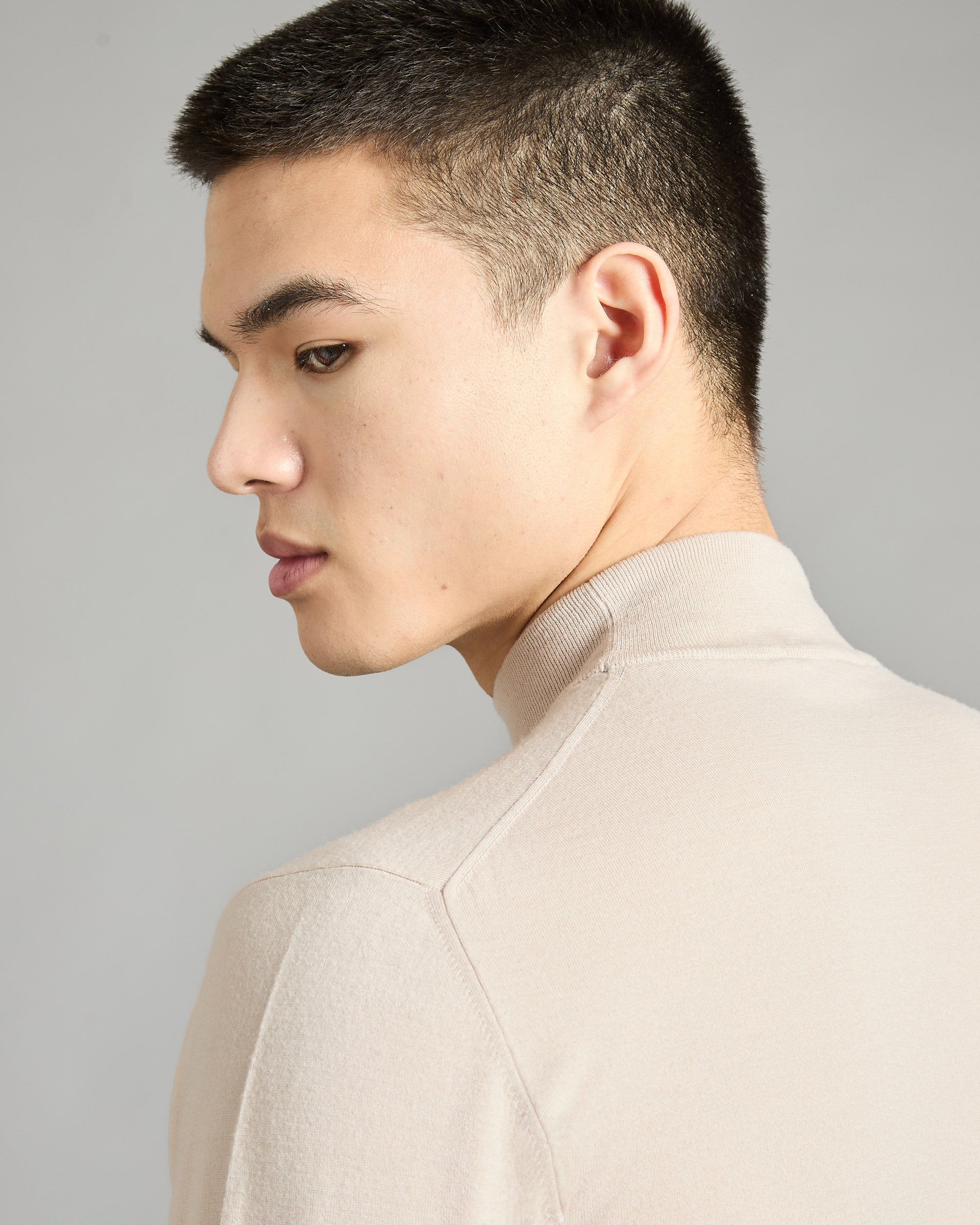 12.8 Kid Wool beige T-shirt sweater