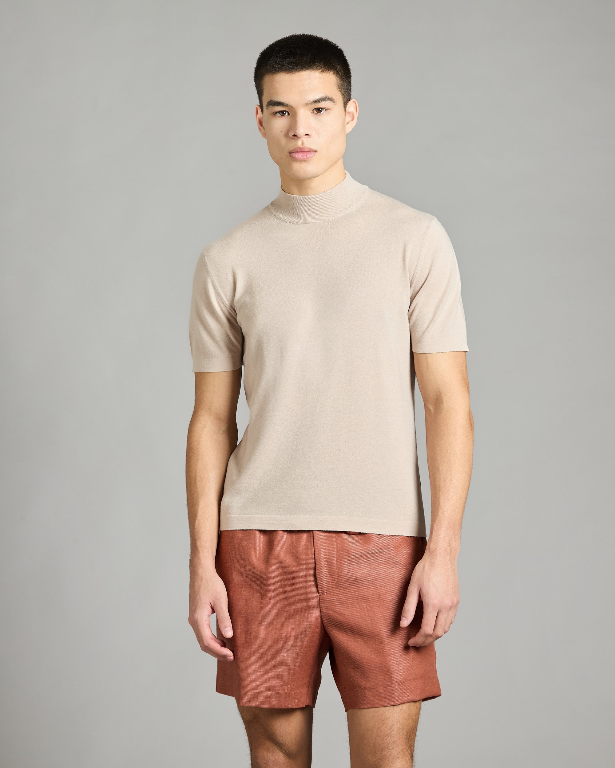 12.8 Kid Wool beige T-shirt sweater