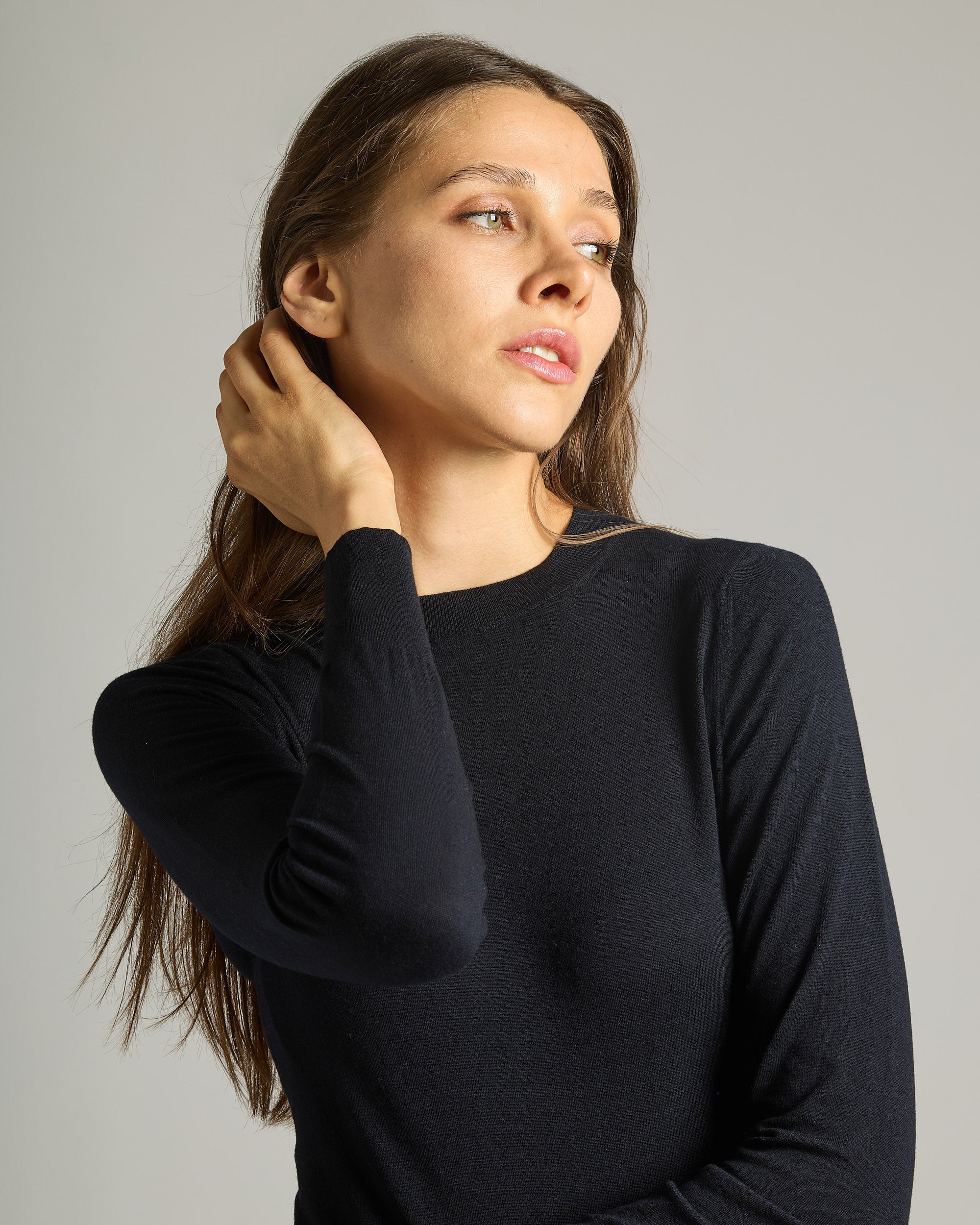 12.8 Kid Wool blue crewneck 3