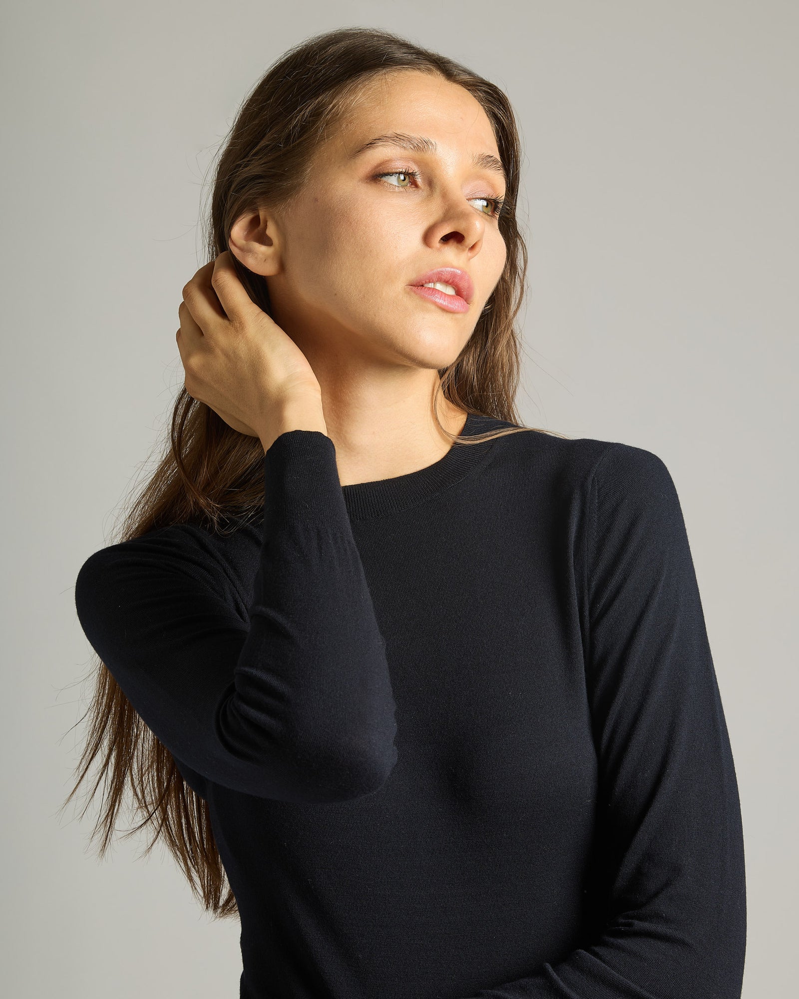 12.8 Kid Wool blue crewneck 3