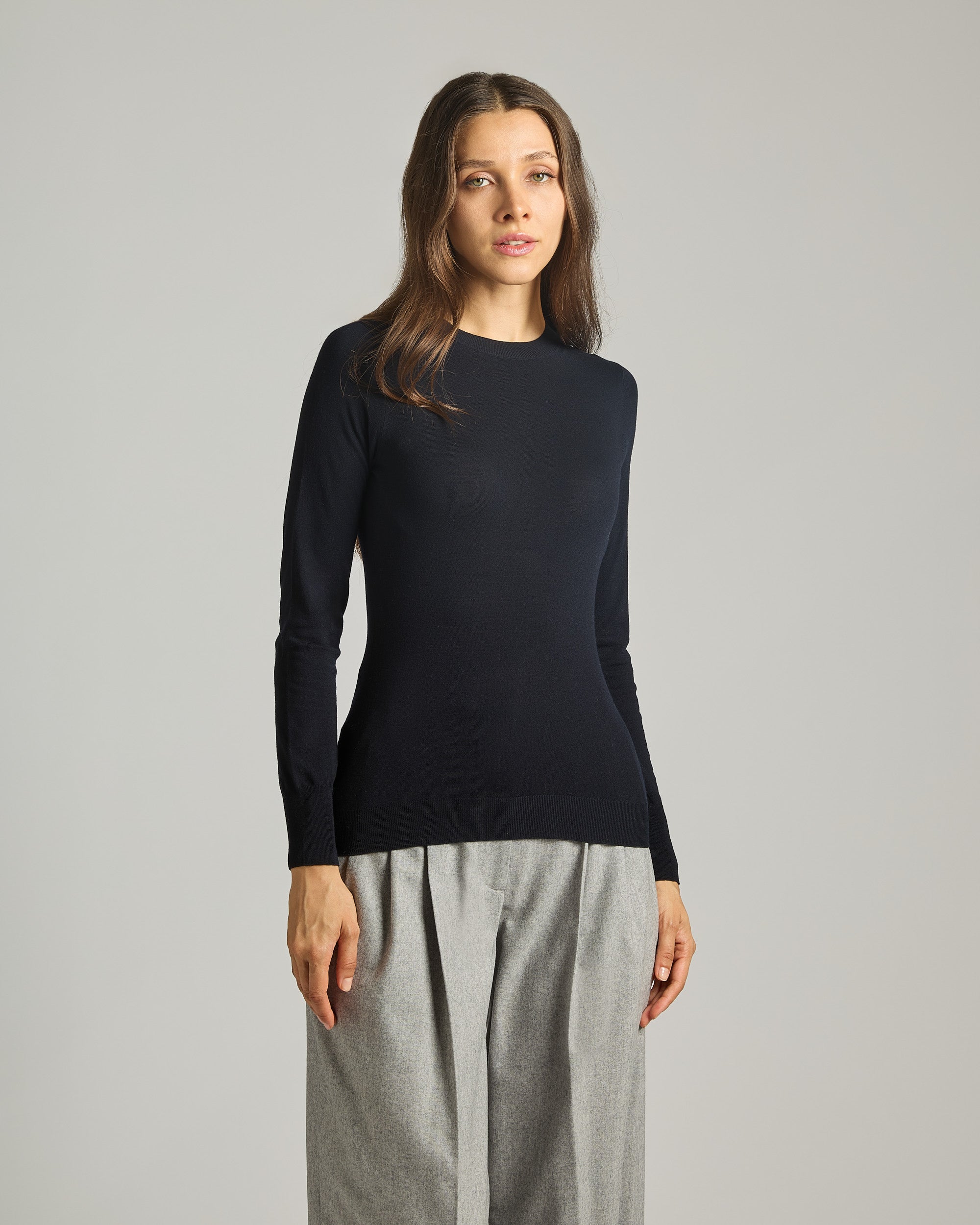 12.8 Kid Wool blue crewneck 2