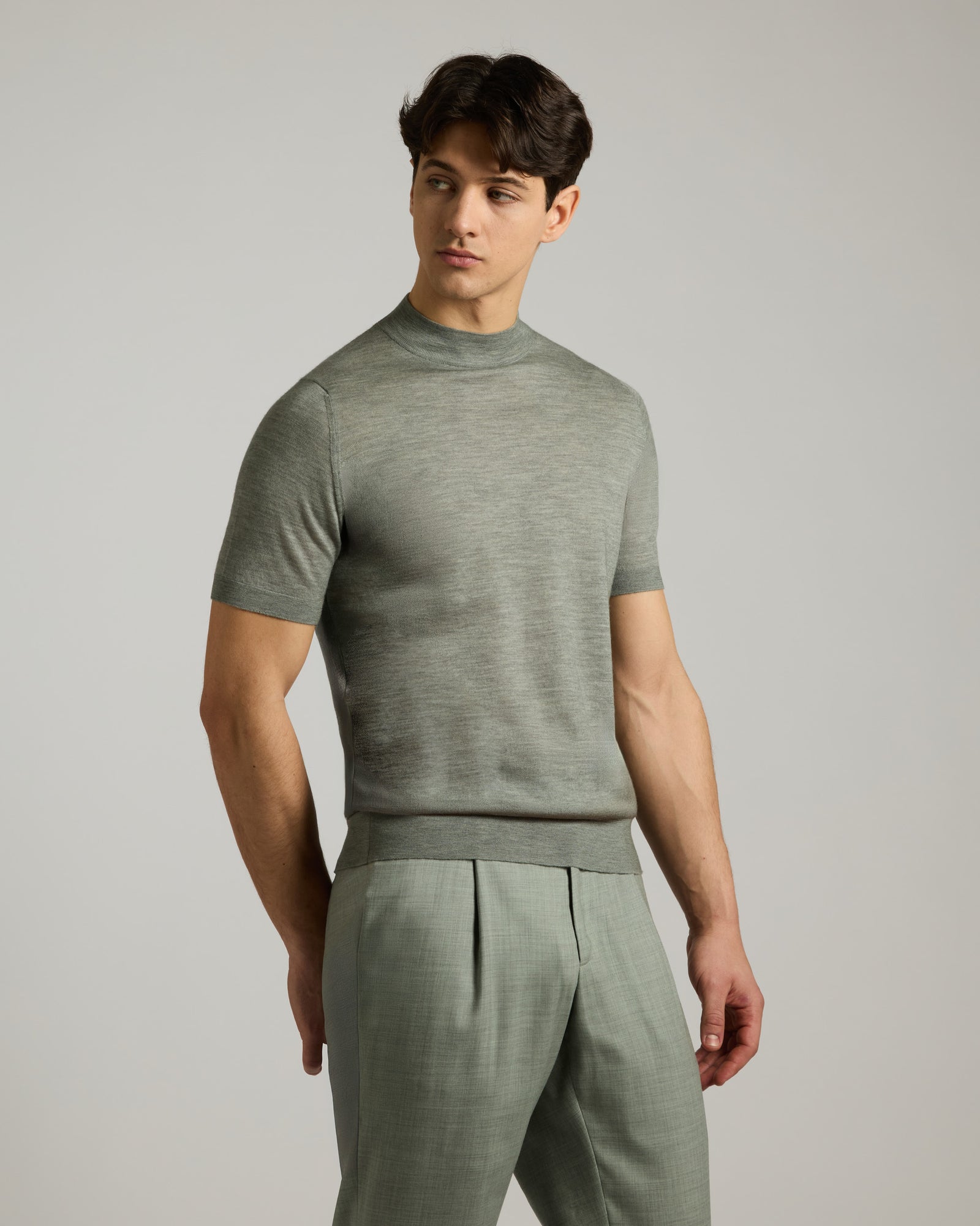 mock turtleneck Sweater in Cashmere 4.0