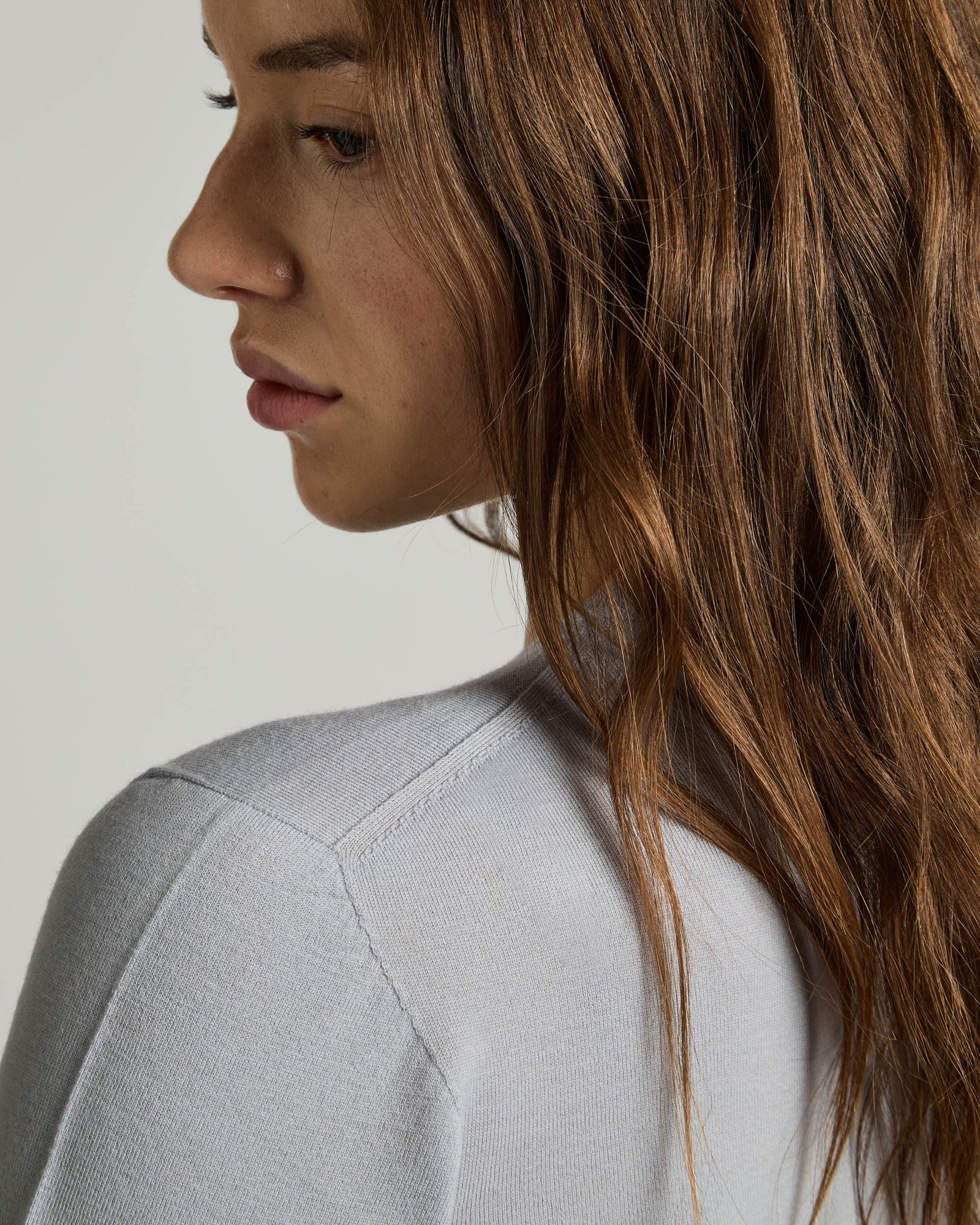 Light blue Kid Wool 12.8 crew-neck sweater 3