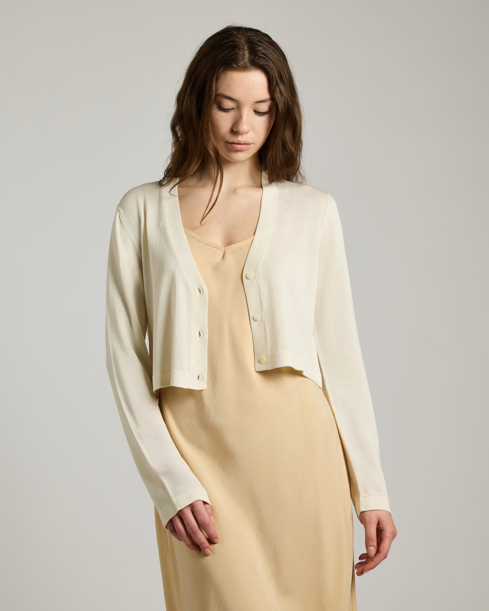 Pure silk cardigan 2