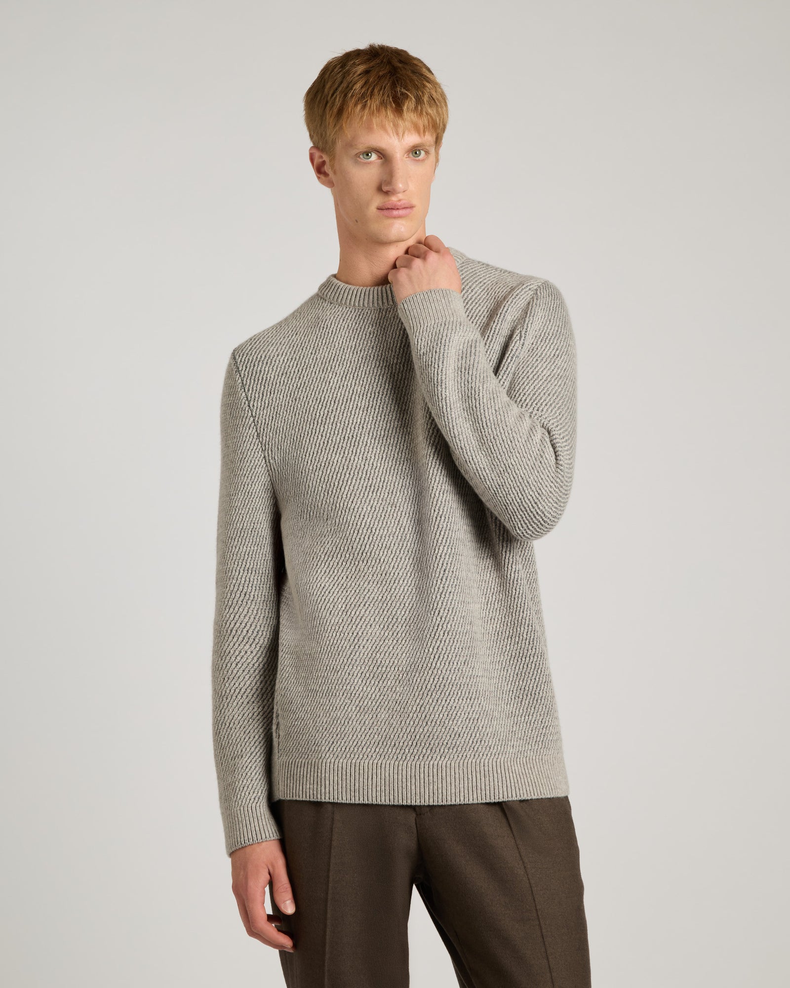 Kid Cashmere and Nettle Crew Neck Sweater 2
