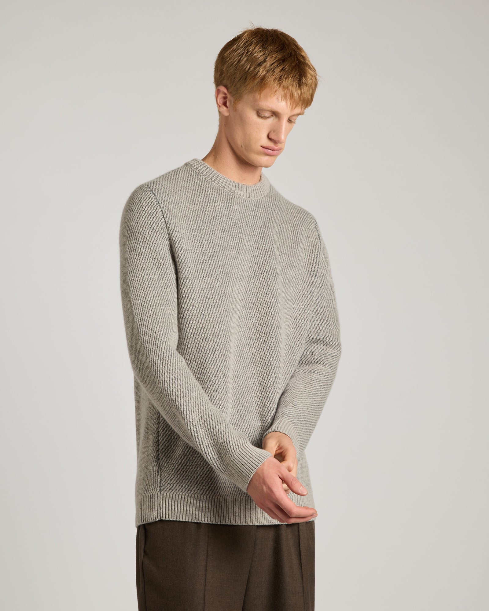 Kid Cashmere and Nettle Crew Neck Sweater