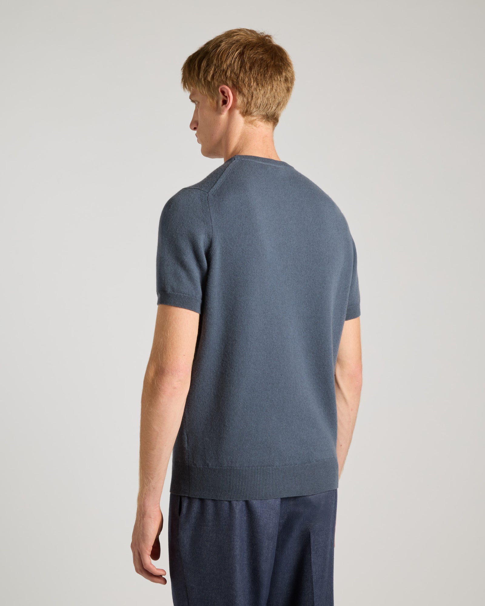 Blue Kid Cashmere T-shirt 4