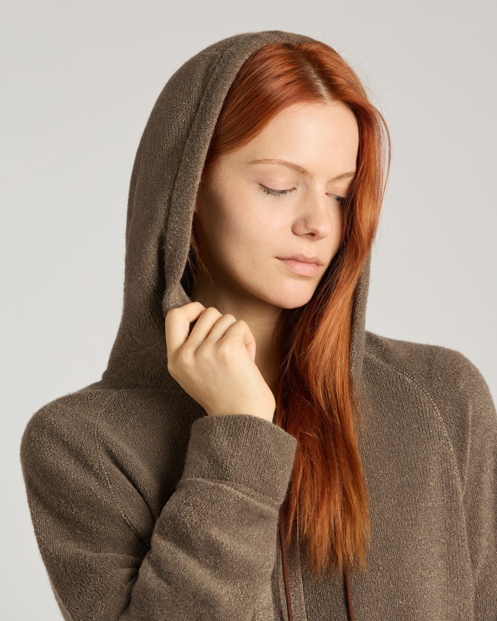 Zip-up cardigan in Kid Cashmere and Aloe 3