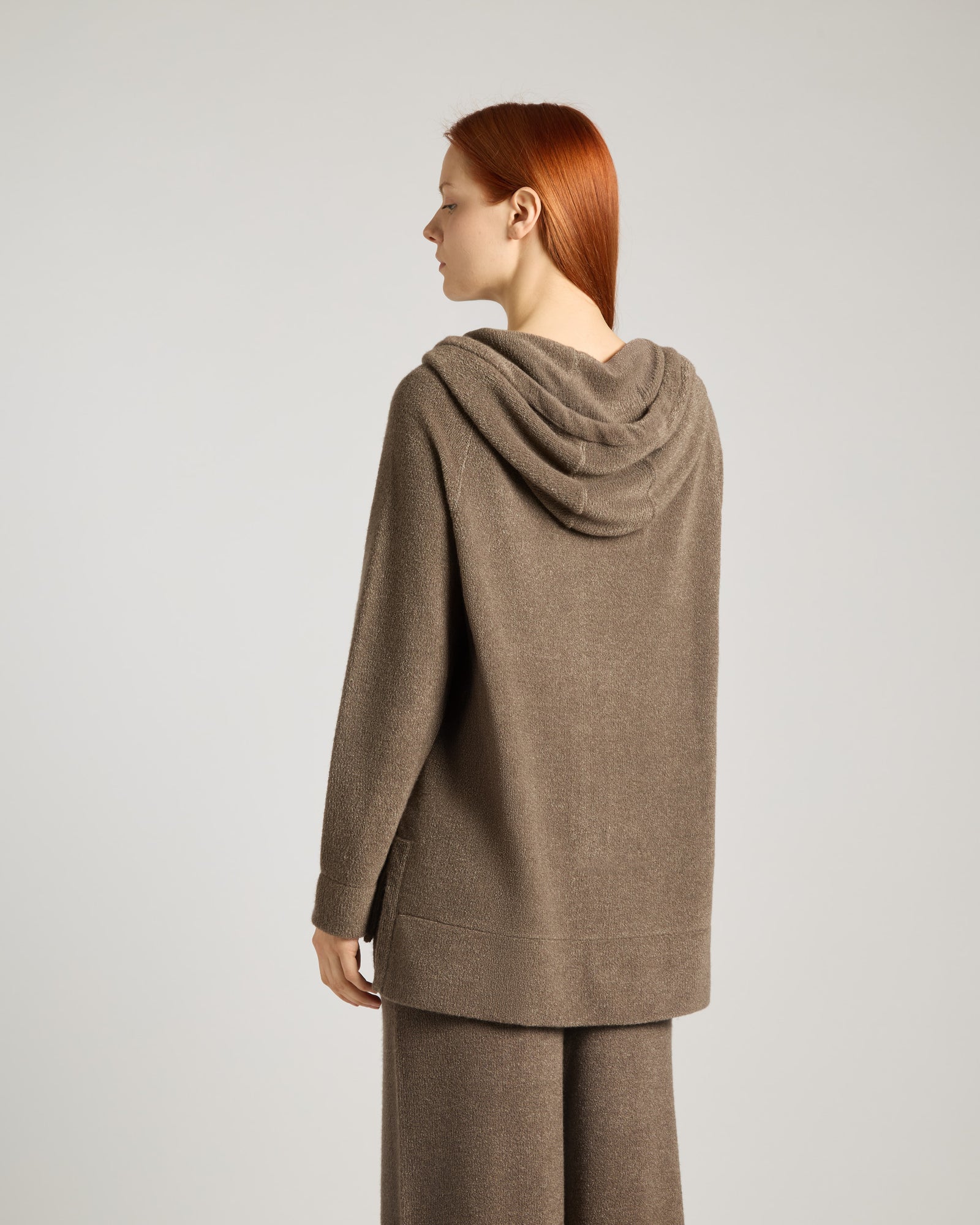 Zip-up cardigan in Kid Cashmere and Aloe 6