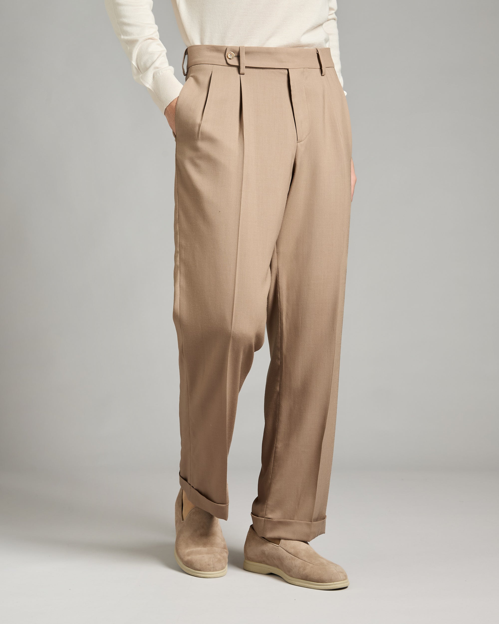Cashmere 4.0 beige trousers 2