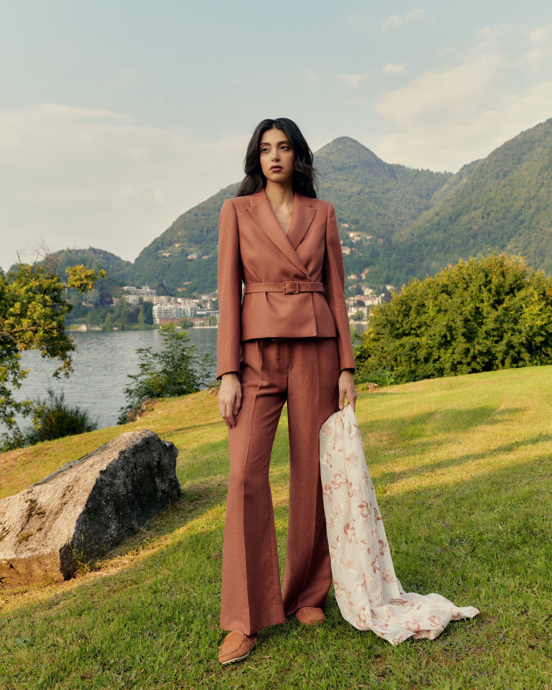 Rust Trousers in Summer Cashmere 4.0