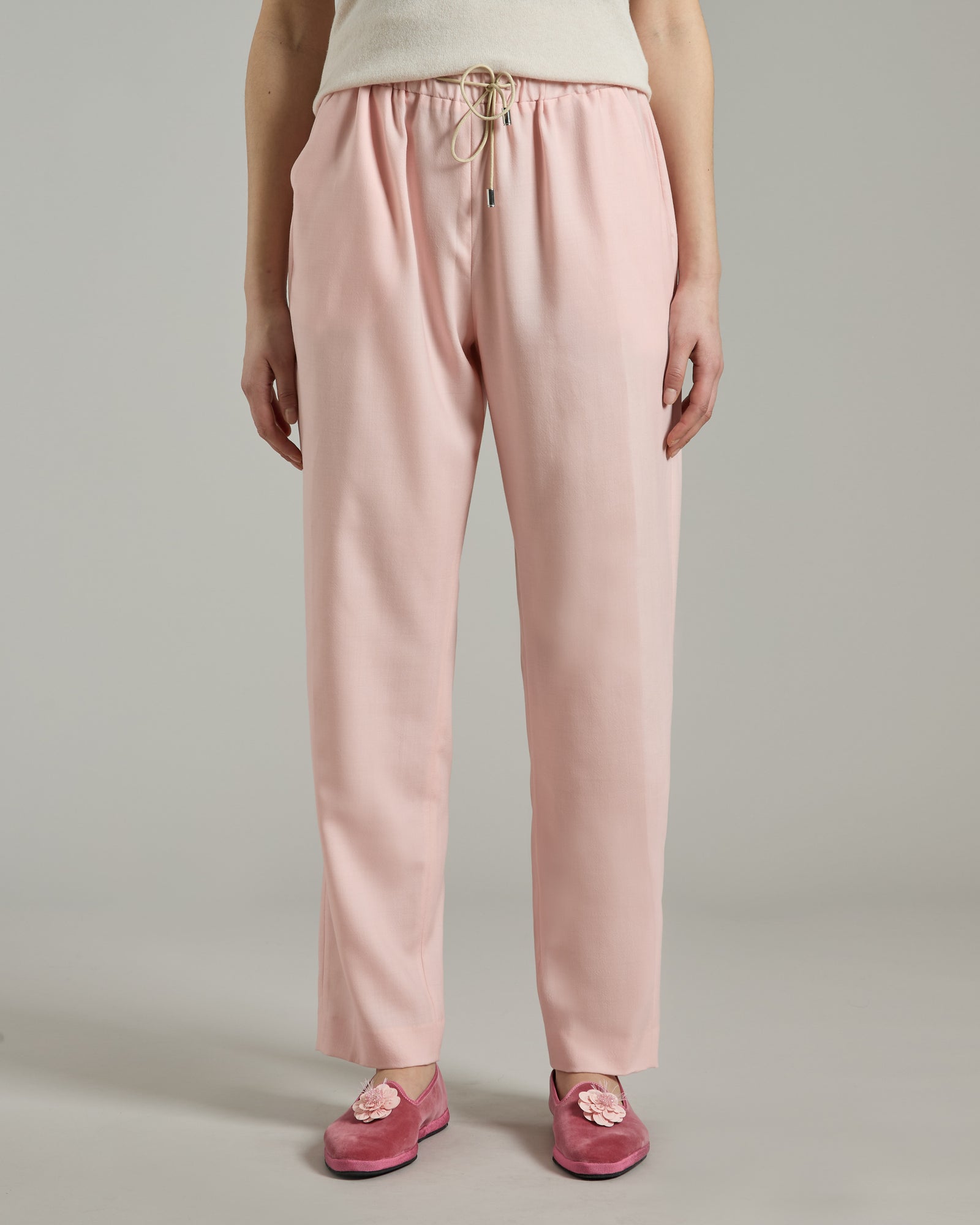 Pantalone in Cashmere 4.0 rosa