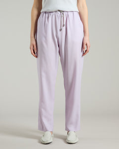 Pantalone in Cashmere 4.0 glicine