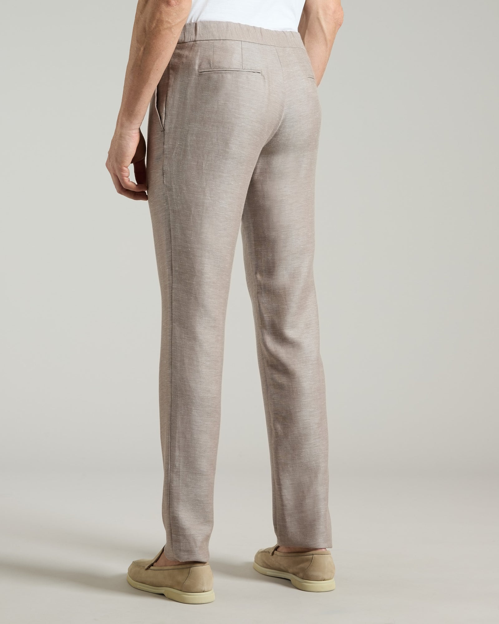 Pantalone in Summer Cashmere 4.0 marrone