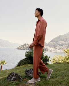 Cashmere 4.0 rust trousers