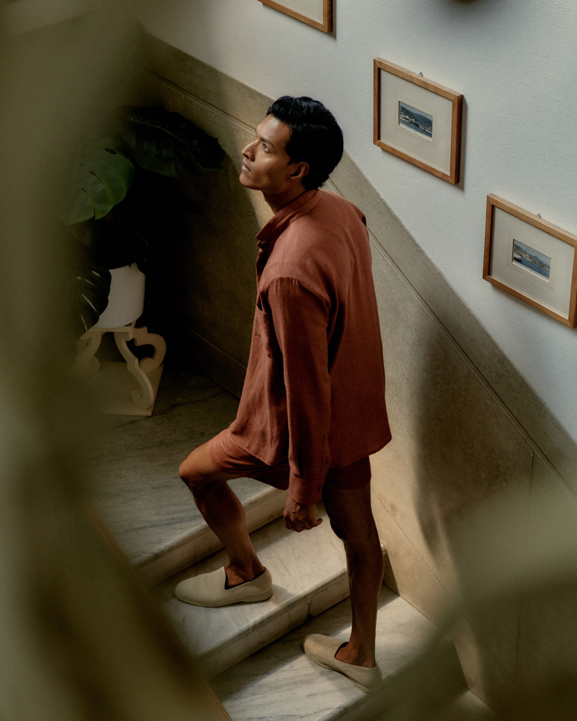 Rust Bermudas in Summer Cashmere 4.0