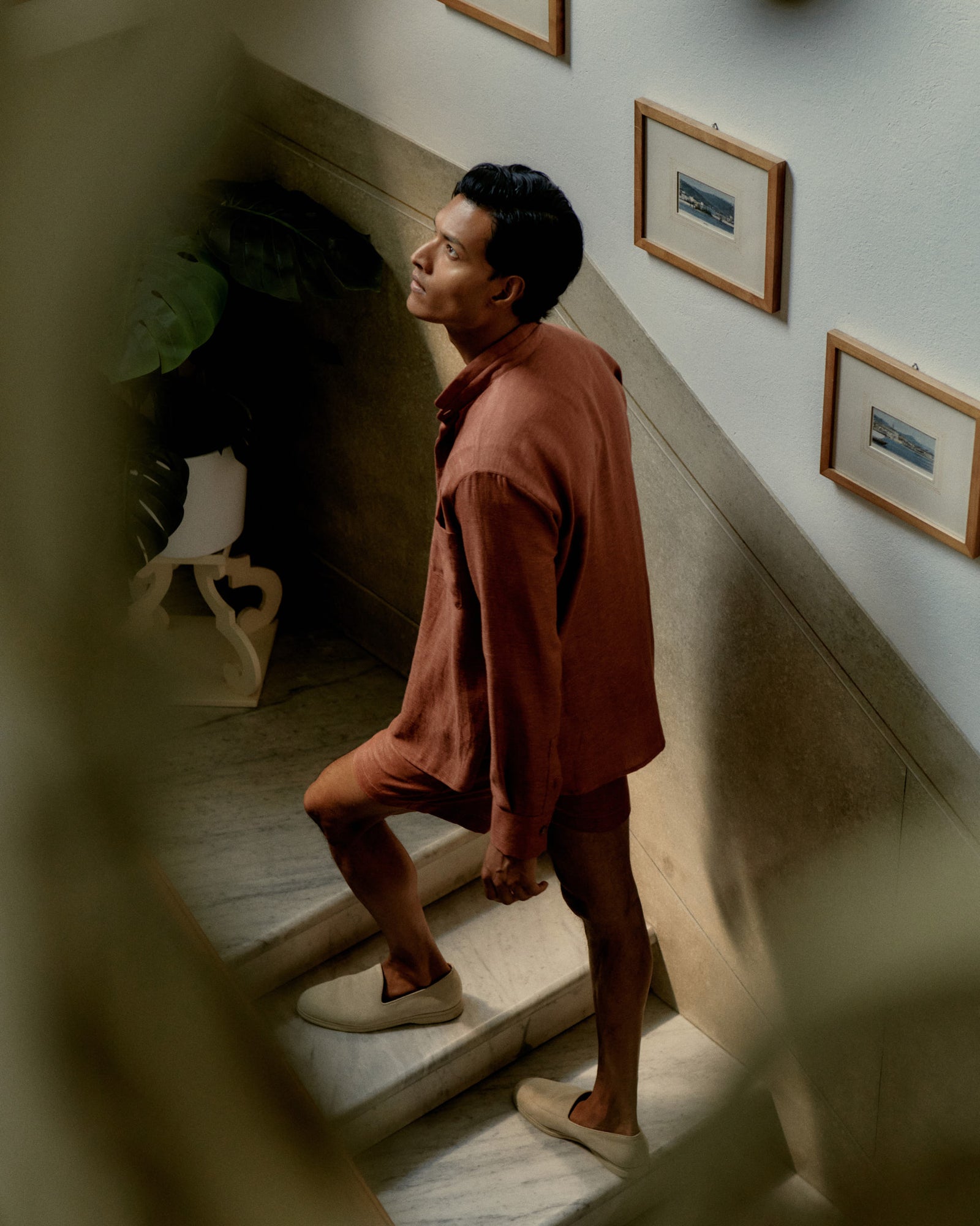 Rust Bermudas in Summer Cashmere 4.0