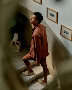 Rust Bermudas in Summer Cashmere 4.0