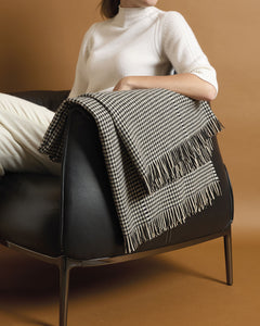 Pure cashmere plaid