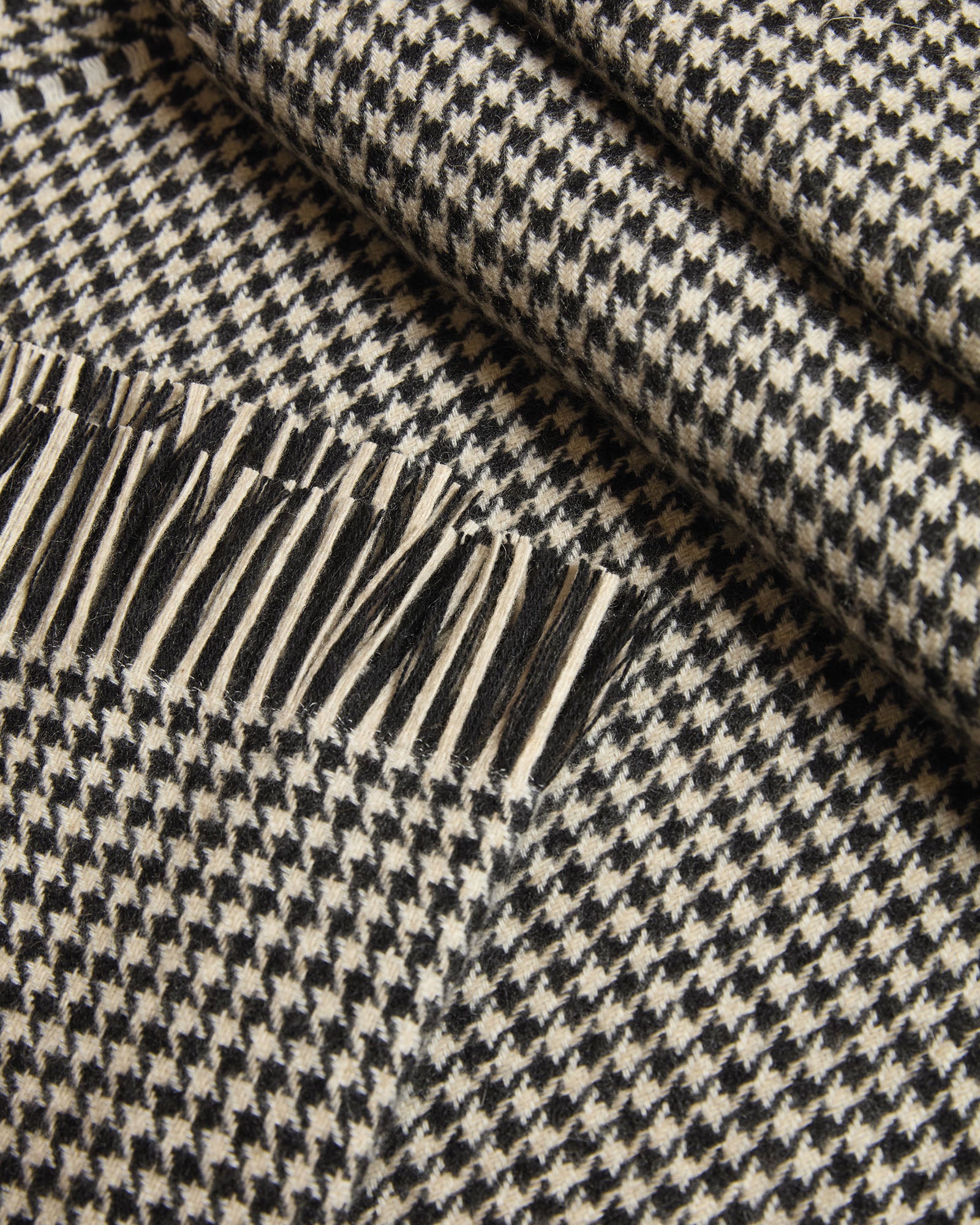 Pure cashmere plaid