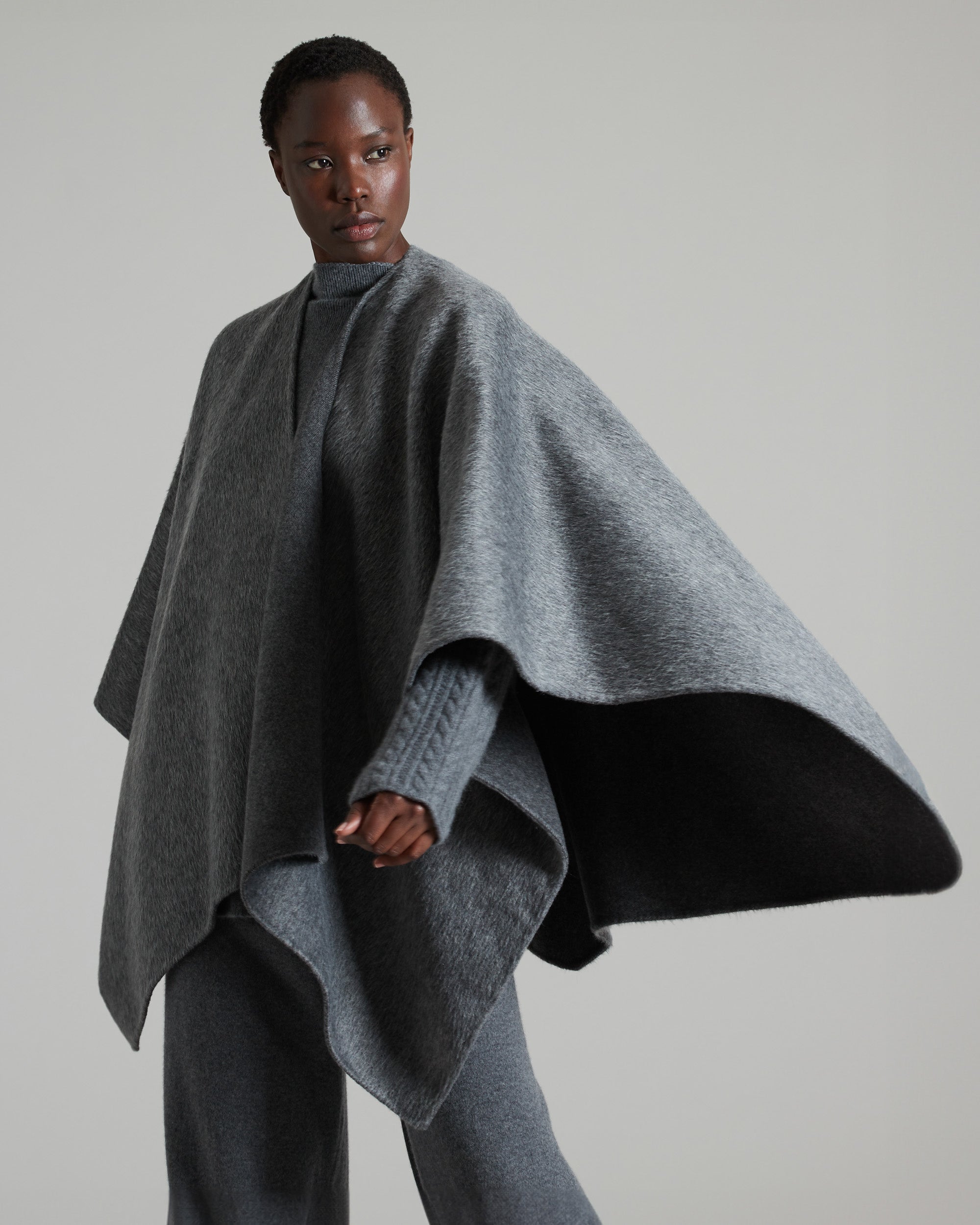 Cashmere and Mohair Cape