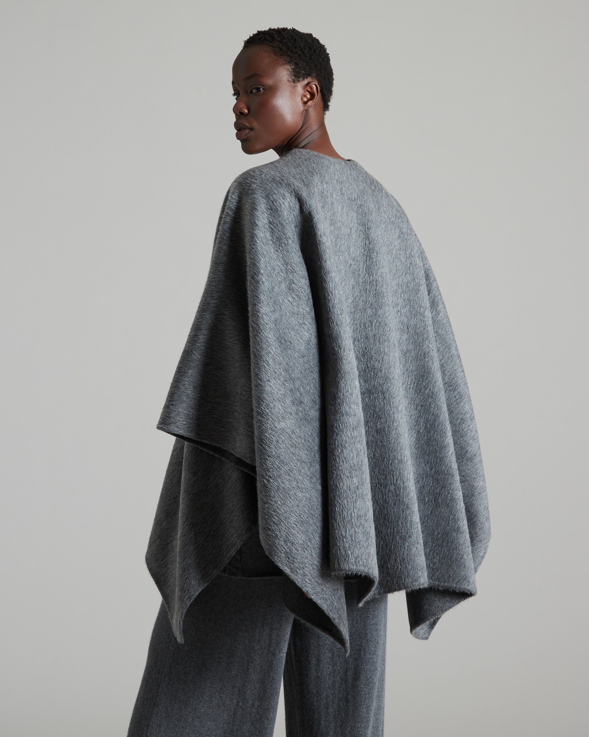 Cashmere and Mohair Cape