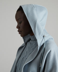 Outerwear in Cashmere double azzurro