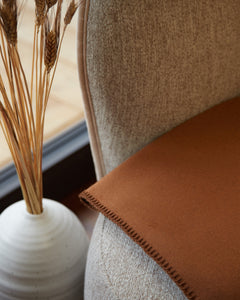 Brown pure cashmere plaid 2