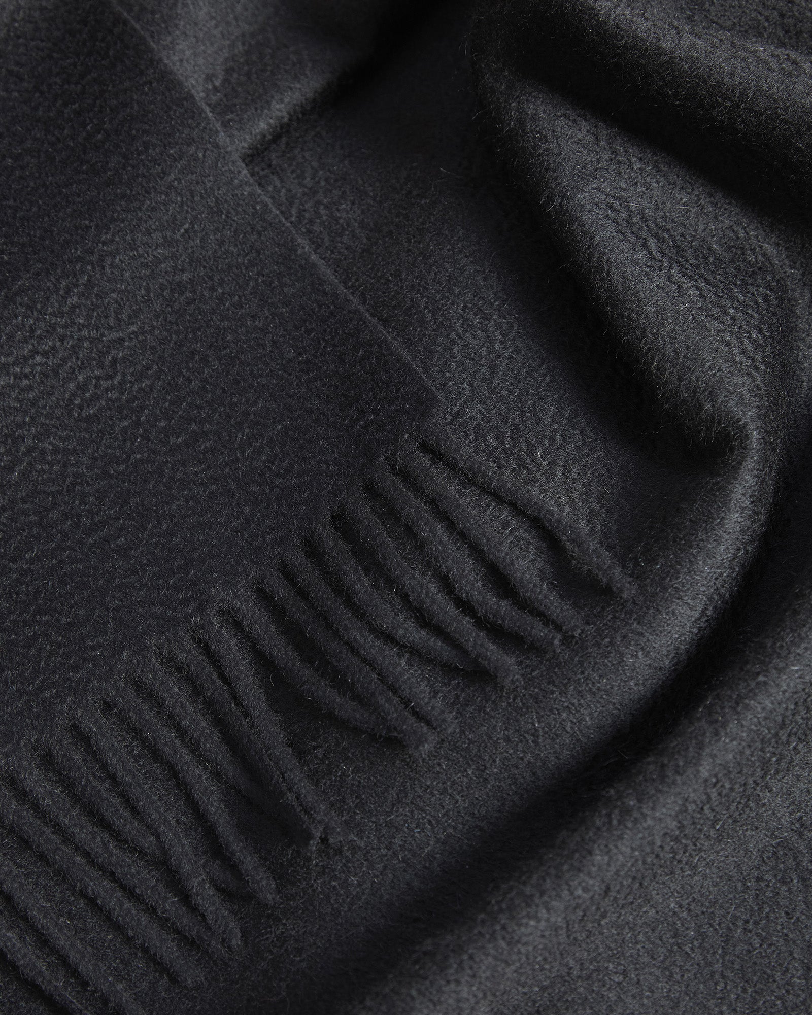 Black pure cashmere plaid 3